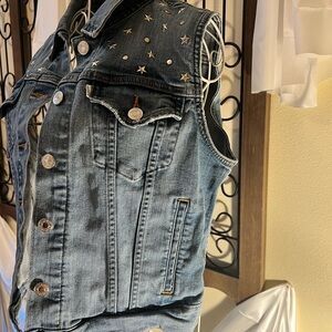 Levi's Star-Studded Denim Vest
